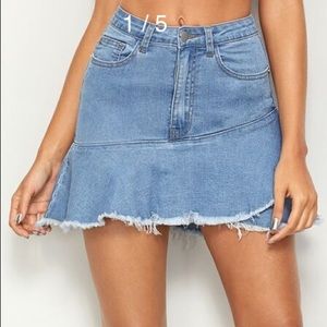 never worn before jean skirt